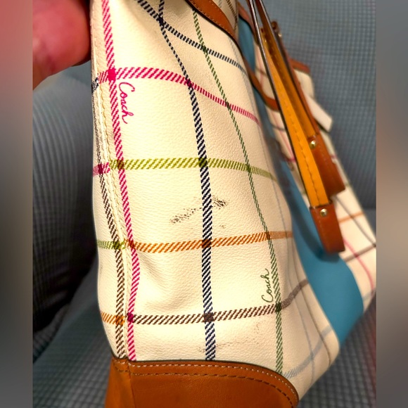 Multicolor Coach Tote - Picture 3 of 7